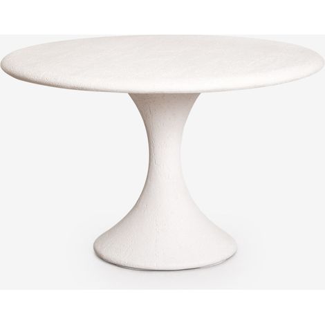 Table de salle à manger ronde Ø120 cm en ciment Eloria SKLUM