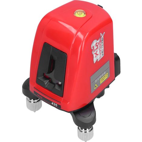Niveau laser portable AK435 à 2 lignes et 1 point, autonivelant, faisceau rouge, outil de mesure (1/5)