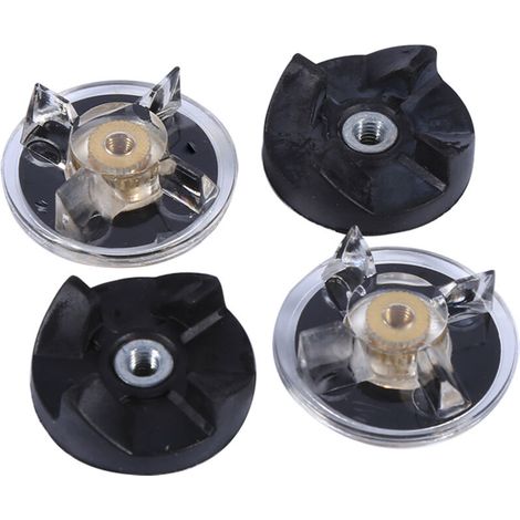Engranajes de repuesto para batidora, 2 engranajes base y 2 engranajes de goma para las aspas, compatibles con la batidora Magic Bullet de 250 W. (1/5)