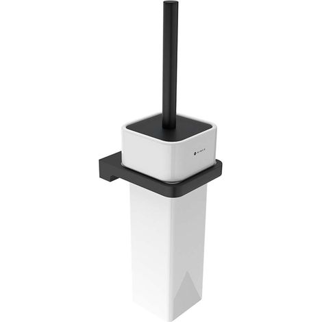 Nimco Maya - Scopino a parete con supporto, bianco/nero MAC 29094K-90