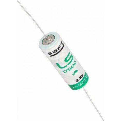 Saft Batteria pila litio 3,6V 3600mAh con reofori - LS17500CNA