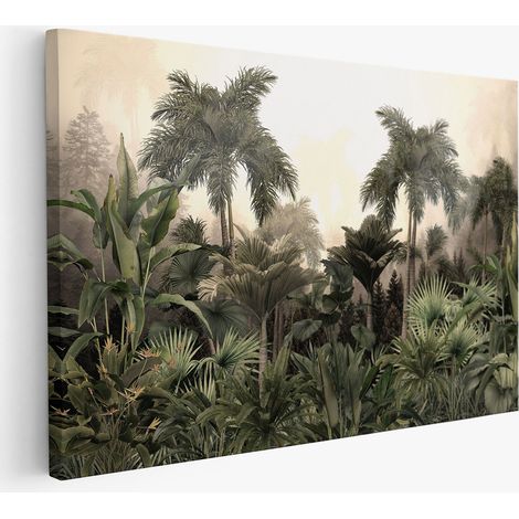 Tableau toile - Forêt Tropicale (1/2)