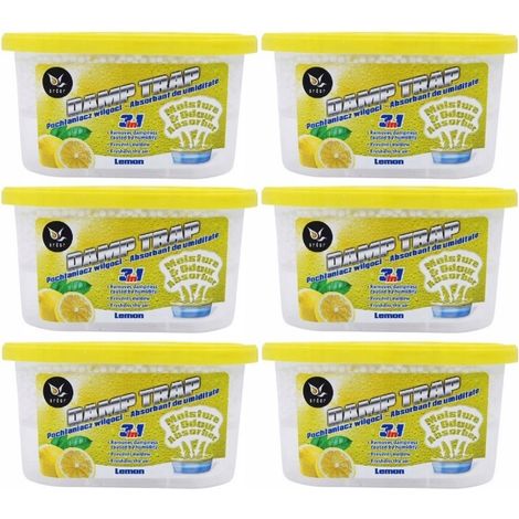 Set di 6 flaconi da 400 ml di Ardor Moisture Absorber 3 in 1 al limone.