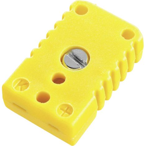 B + B Thermo-Technik 0220 0002 Miniaturkupplung Typ K, gelb Gelb Inhalt: 1 St. (1/2)