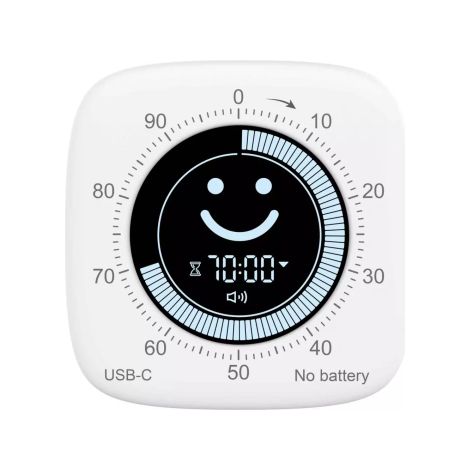 Minuteur de cuisine Little Balance 8870 charge USB-C compte à rebours (1/3)