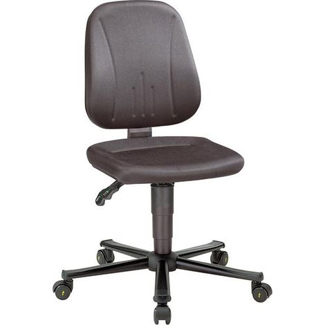 Sedile di lavoro UNITEC ESD 2. Altezza del sedile nera 440-620 mm imbottitura in tessuto. CASLE (1/5)