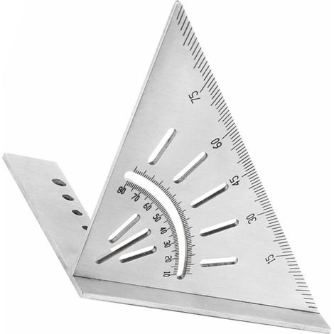 Règle Acier Inoxydable Pour Menuiserie Outil De Marquage Précis Et Réglette De Mesure Professionnelle Pour Charpentiers (1/5)