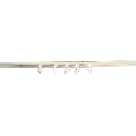 Rail de rideaux rigide en plastique