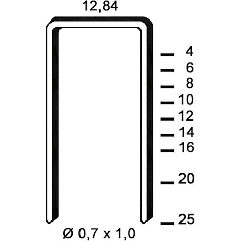 ALSAFIX Klammern Type A 4 mm aus Stahldraht verzinkt (10000 Stück)