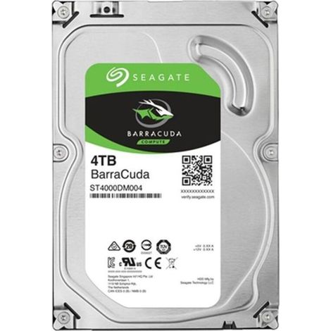 Seagate Barracuda ST4000DM004 disco duro interno 4 TB 5400 RPM 256 MB 3.5" Serial ATA III