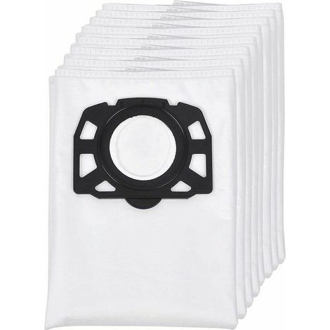 Lot de 8 sacs filtrants de rechange pour aspirateurs Karcher WD4, WD5, WD5 Premium, MV4, MK5 et MV6 (1/5)