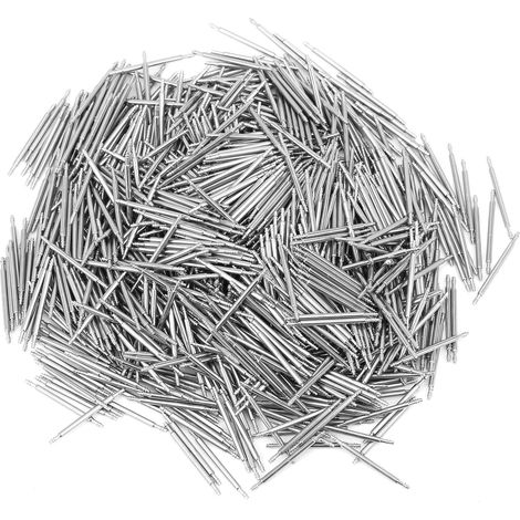 2000 barrettes à ressort pour bracelets de montre, outil de réparation, acier inoxydable, épaisseur 1,5 mm (20 mm).