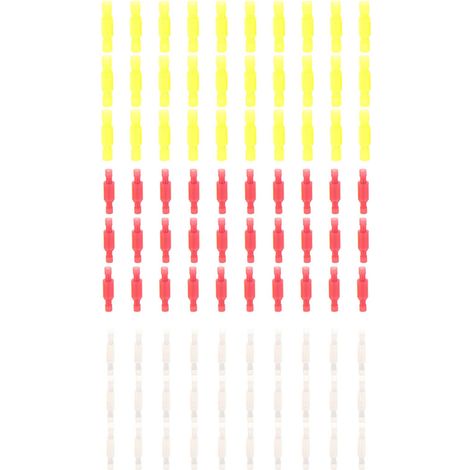 90 Pièces Cosses À Souder Isolées Nylon Mâle Femelle Kit de Connecteurs Électriques Pour Exposition Lumineuse (1/5)