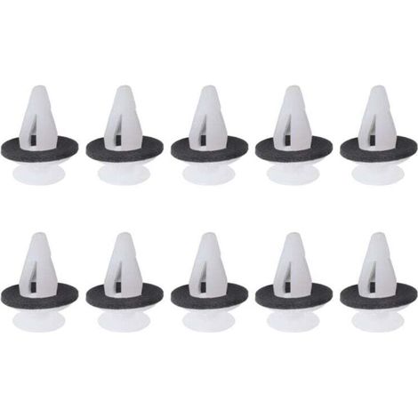 10x Agrafes De Bride Panneau Dispositifs Retenue D'attache Carte Garniture Porte CôtÉ Corps Voiture Pour (1/4)