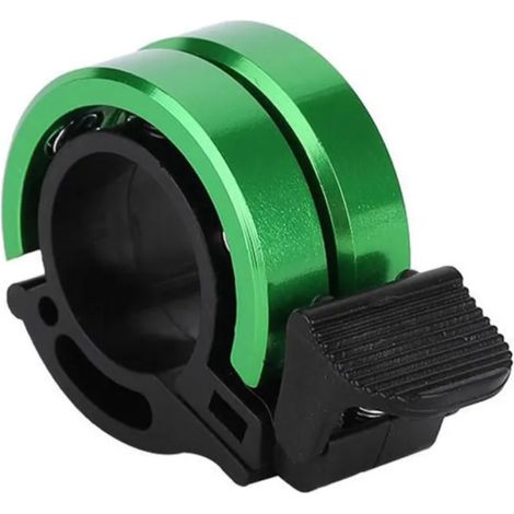 Sonnette de VTT Super Ring universelle invisible noire, accessoires technologiques verts (1/5)