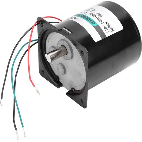 AC-Synchronmotor CW/CCW Permanentmagnet mit hohem Drehmoment, 60 W, für CNC-Werkzeugmaschinen, XD80KTYZ, 15 U/min, 110 V (1/5)