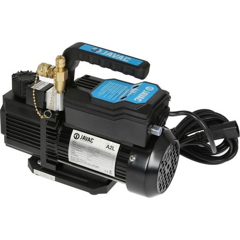 Pompe à vide 40l/m pour installations frigorifiques – Puissance 0.19kW – Vide final 15 microns – Raccordement 1/4" SAE – Javac