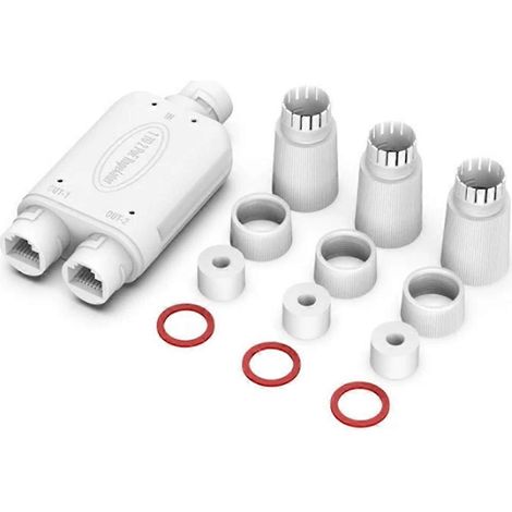 Wasserdichter 48-V-PoE-Repeater für den Außenbereich, entspricht nationalen Standards, PoE-Schalter, 10/100-Mbit/s-Signal, 1 Eingang, 2 Ausgänge, PoE-Pegel-Erweiterungsrelais (1/5)