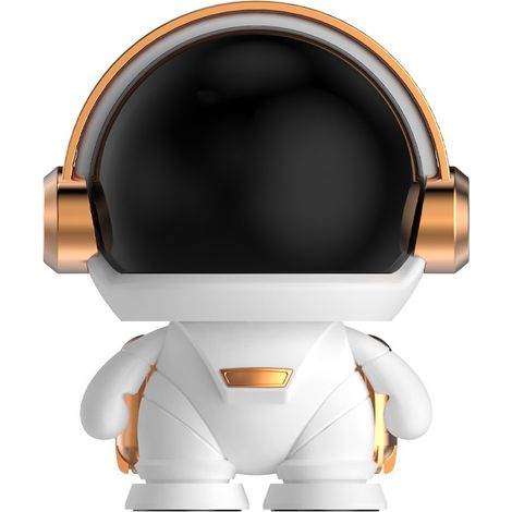 Cette enceinte Bluetooth originale sur le thème des astronautes, avec sa finition blanche, est idéale pour le bureau et (1/5)