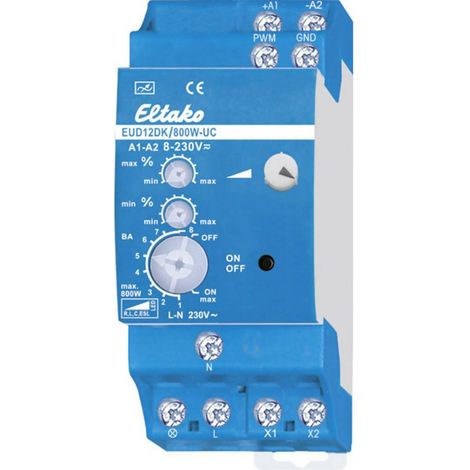 [NEUWERTIG] B-Ware Eltako 21100810 Hutschienen Dimmer Dimmschalter Mit Drehknopf 230 V 800 W
