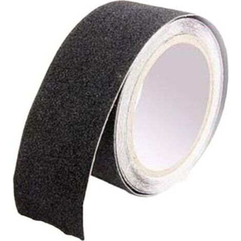 1PC Ruban antidérapant pour escaliers, 5 cm x 5 m, friction noire, mouture de sécurité, escabeau, intérieur, extérieur, haute traction (1/4)