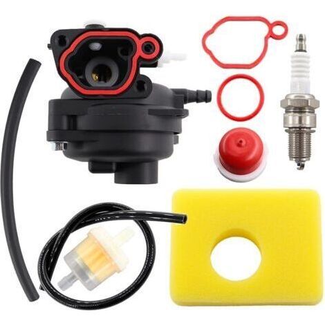Carburateur Kit for Briggs & Stratton 300E 450E 550E 575E 600E CARB Moteur 08P502 09P602 125CC 140CC Series Pièces de Moteur de Tondeuse à Gazon et Filtre à Air Bougie d'allumage (1/5)