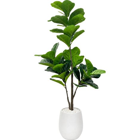 Árbol artificial, 180 cm de altura, material PE, decoración de interiores, maceta decorativa, aspecto realista. (1/2)