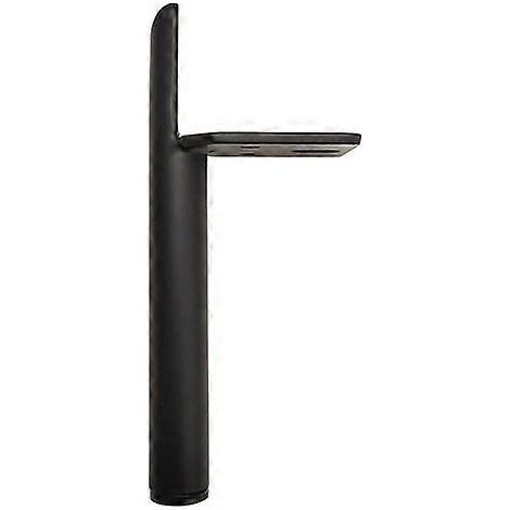 Pieds de meubles (13 cm / 5,12 pouces) - Pieds de table en métal à monter soi-même, adaptés aux canapés, tables basses, meubles TV, etc. (Noir) (1/5)