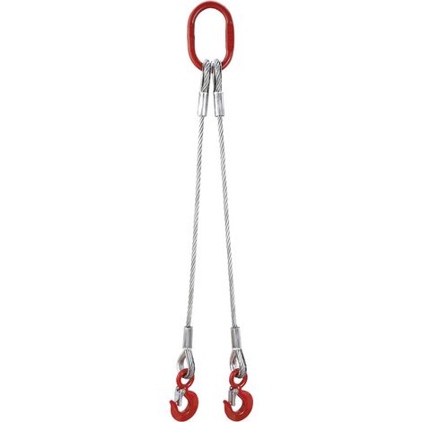 Pendelleuchte 2-armig 1000 mm mit 12 mm Stahlseil Fervi an2g/12/1