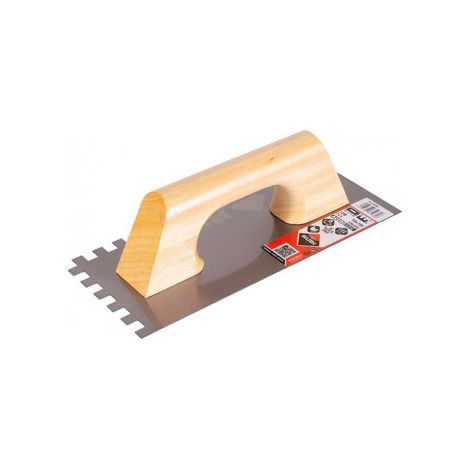 TRUELLE DENTELÉE ACIER C/ BOIS 10X10