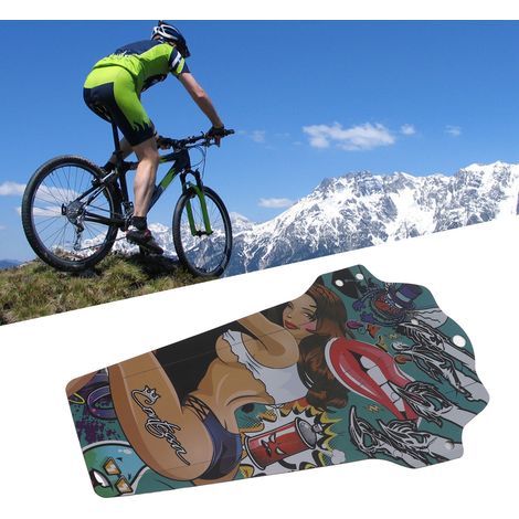 Gardes-boue universels avant et arrière pour VTT et vélos pliants, design coloré et esthétique