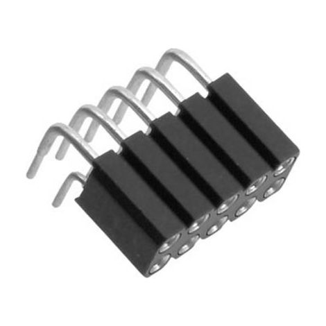 TRU COMPONENTS Barrette femelle (de précision) Nbr de rangées: 2 Nombre de pôles par rangée: 10 TC-0308-020-2-50-00 1 pc(s) S876981 (1/2)