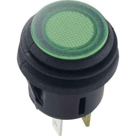 TRU COMPONENTS 1587918 TC-R13-527D2B Druckschalter 14 V/DC 20 A 1 x Ein/Aus rastend Grün 1 St. (1/5)
