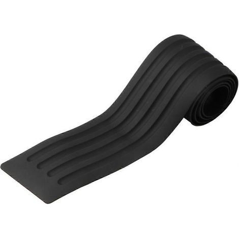 Protection de pare-chocs arrière en caoutchouc anti-rayures pour coffre et coffre-90X8X0.2CM-Black (1/4)