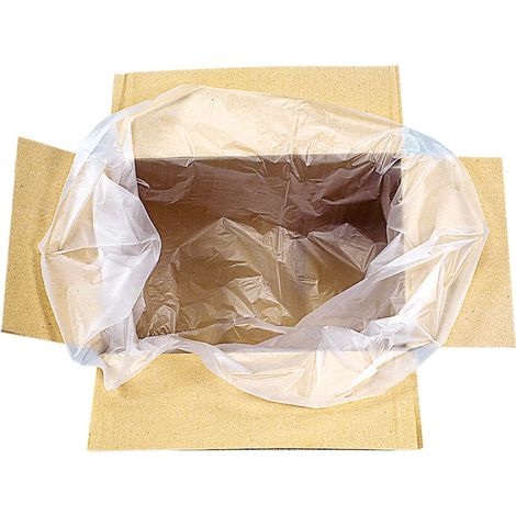 Lot de 800 Sac de fond de caisse transparent 12µ 60 x 65 cm