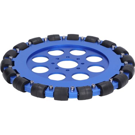 Omnidirectional 8 pouces roue en alliage d'aluminium pour robot DIY, pièce de moyeu unique M5604-0014-0203 (1/5)