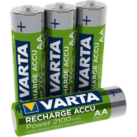 2 Pib Varta Stilo Batterie Aa Alkaline Referred 2100mah Nimh Hr6 1.2v Accu (1/5)