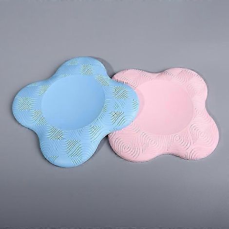 Coussinets de genouillères de yoga, tapis de yoga, supports pour genoux de yoga (2 pièces, bleu + rose) (1/5)