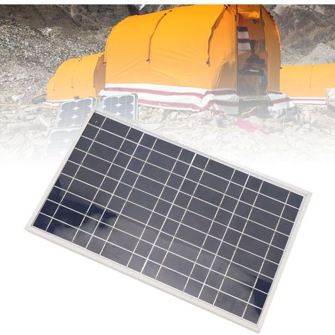 Panneau Solaire Portable 30W Kit Panneau Solaire Étanche IP65 avec Pinces Crocodile pour Camping Voyage en Plein Air-AUTRES (1/5)
