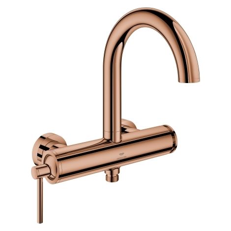 Einhand-Wannenbatterie Atrio 24367 Wandmontage warm sunset (1/4)