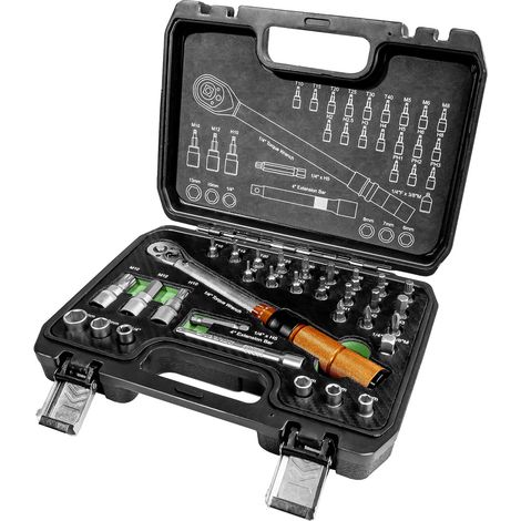 Brüder Mannesmann M18315 Drehmomentschlüssel-Set 1/4" (6.3 mm) 5 - 25 Nm (1/3)
