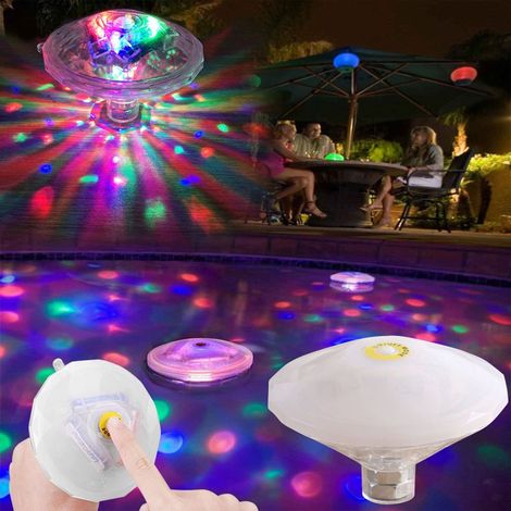 Lampe LED subaquatique pour baignoire, étanche, apporte de la vie à votre piscine ou baignoire grâce à son interrupteur marche/arrêt pratique et ses différents modes d'éclairage.-AquaForge (1/5)
