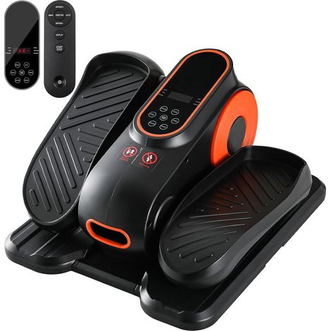 Ellipsentrainer Untertisch Elektrischer Crosstrainer Electric Elliptical Trainer mit Fernbedienung Pedaltrainer Beintrainer Adjustable Speed Stepper für Zuhause Büro Teenager Senioren (1/5)