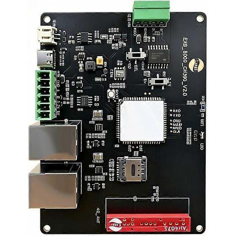 Carte de contrôle industrielle Air8300 à double port réseau (double Ethernet, double RS485) pour applications industrielles (1/5)
