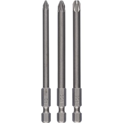Bosch Schrauberklingen-Set für Pozidriv-Kreuzschlitzschrauben (PZ) 3-tlg. - 2609255969 (1/2)