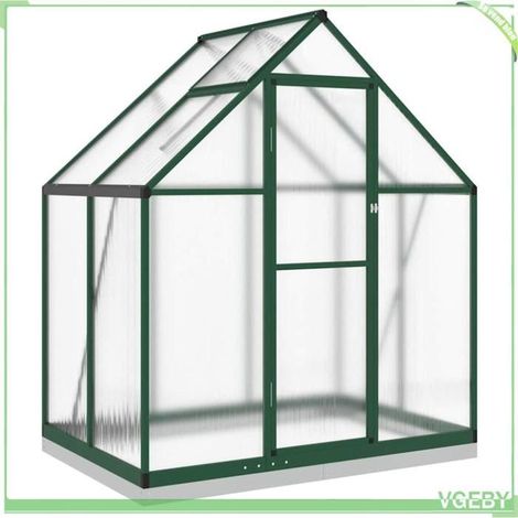 Serre - FAFEICY - 4005826 - 169 x 114 x 202 cm - Vert - Aluminium & polycarbonate anti-UV (1/5)