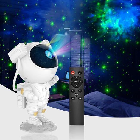 Filiyano – Lampe Étoile pour Chambre – Veilleuse Ciel Étoilé, Projecteur d'Étoiles Astronaute avec Nébuleuse, Minuteur et Télécommande, Lampe Étoile (1/5)