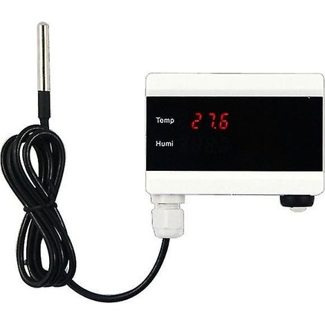 Capteur de température Wi-Fi Tuya, thermomètre détecteur, application Smart Life, alarme, contrôle du thermostat domestique (1/5)