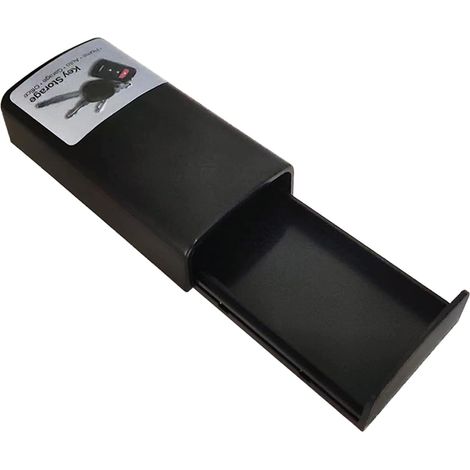 Boîte à clés magnétique pour cacher une clé à l'extérieur - Aimant puissant de rechange - Pour voiture, maison, garage, bureau (1/5)