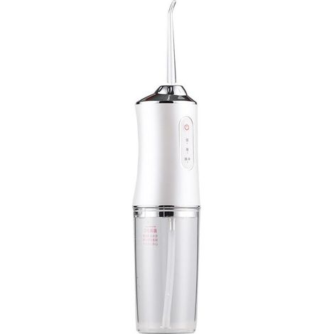 Soavoa Hydropulseur Électrique Portable avec 4 Buses pour Nettoyage Buccal Profond et Gencives Saines à la Maison ou en Voyage (1/5)